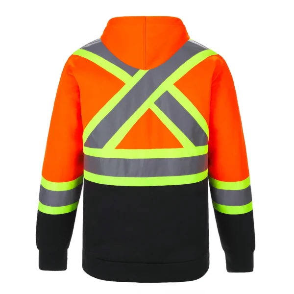 L01375 - Long Haul - Hi-Vis Pullover Hooded Sweatshirt - Image 6