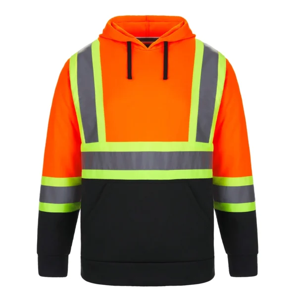 L01375 - Long Haul - Hi-Vis Pullover Hooded Sweatshirt - Image 5