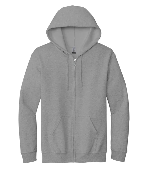 Heavy Blend Full Zip Hoodie - Image 4