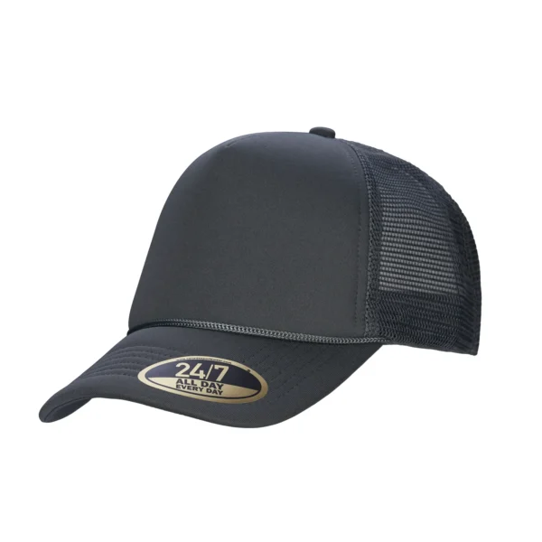 H08210 - Retro - 5-Panel Foam Snap Back Trucker Cap - Image 5
