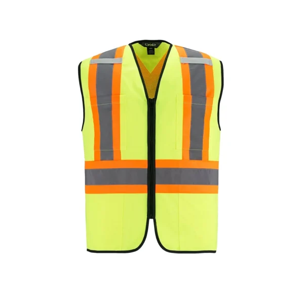 L01150 - Scout - Adult Tricot Hi-Vis Zipper Front Vest - Image 7
