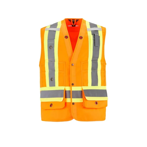 L01190 - Surveyor - Hi-Vis Surveyor’s Vest - Sized - Image 3