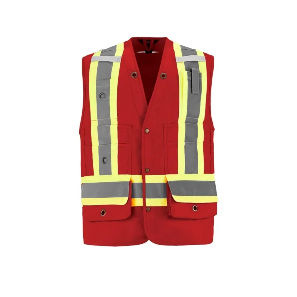 L01190 - Surveyor - Hi-Vis Surveyor’s Vest - Sized - Image 5