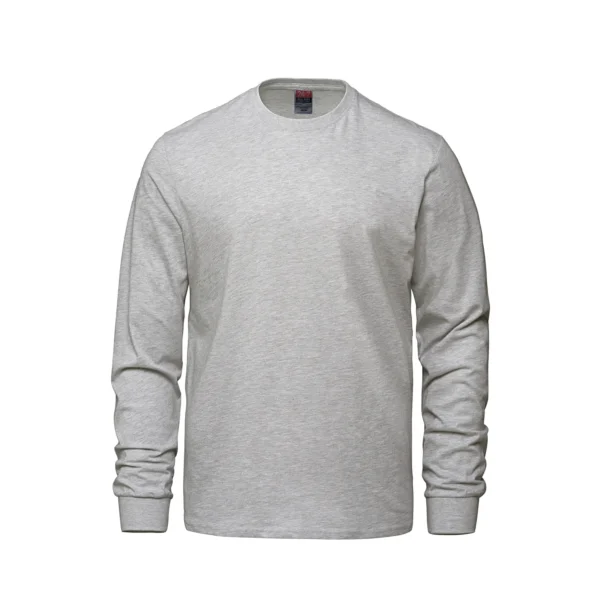 S05615 - Breeze - Adult RING SPUN Combed Cotton Long Sleeve Crewneck T-Shirt - Image 5