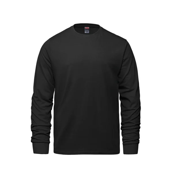 S05615 - Breeze - Adult RING SPUN Combed Cotton Long Sleeve Crewneck T-Shirt - Image 15