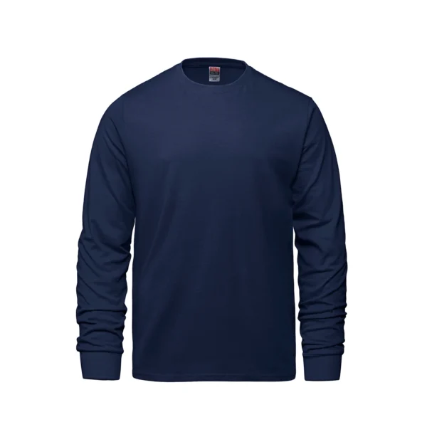 S05615 - Breeze - Adult RING SPUN Combed Cotton Long Sleeve Crewneck T-Shirt - Image 13