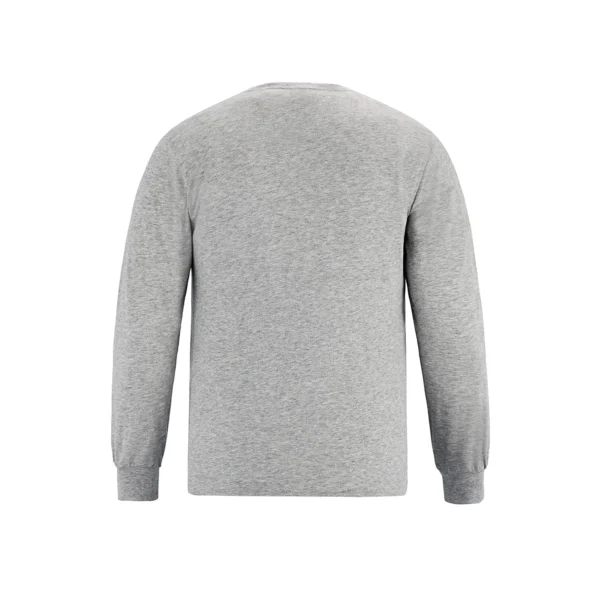 S05615 - Breeze - Adult RING SPUN Combed Cotton Long Sleeve Crewneck T-Shirt - Image 6