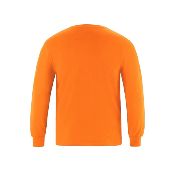 S05615 - Breeze - Adult RING SPUN Combed Cotton Long Sleeve Crewneck T-Shirt - Image 12