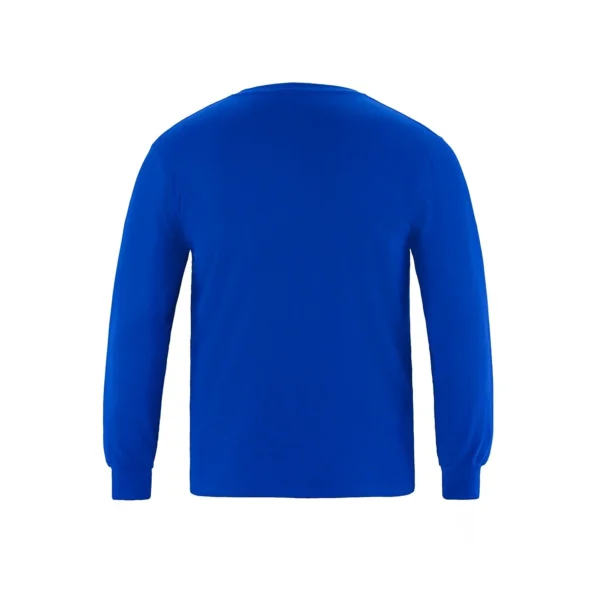 S05615 - Breeze - Adult RING SPUN Combed Cotton Long Sleeve Crewneck T-Shirt - Image 8