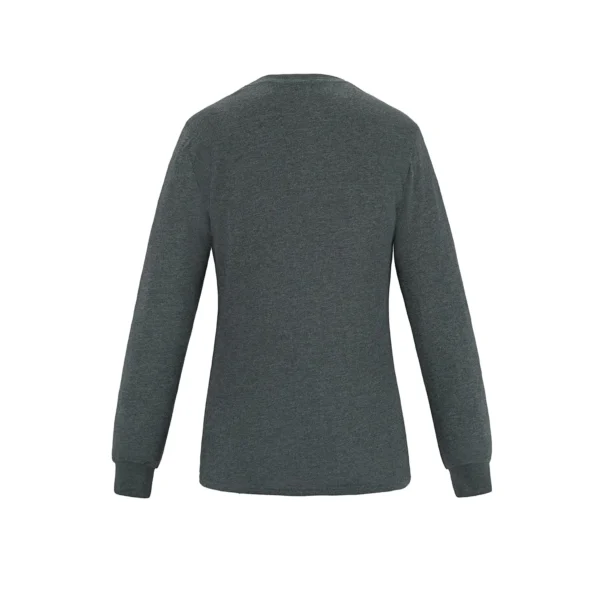 S05616 - Breeze - Ladies RING SPUN Combed Cotton Long Sleeve Crewneck T-Shirt - Image 8