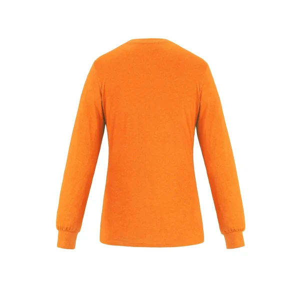 S05616 - Breeze - Ladies RING SPUN Combed Cotton Long Sleeve Crewneck T-Shirt - Image 4