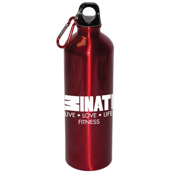 750 Ml (25 Fl. Oz.) Aluminum Water Bottle With Carabiner - Image 3